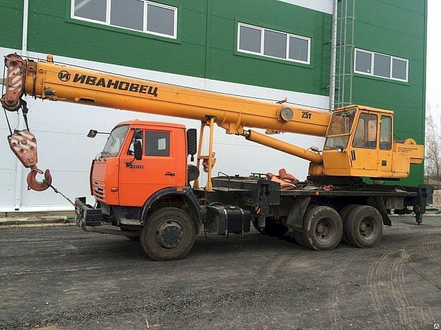 Аренда автокрана 25т